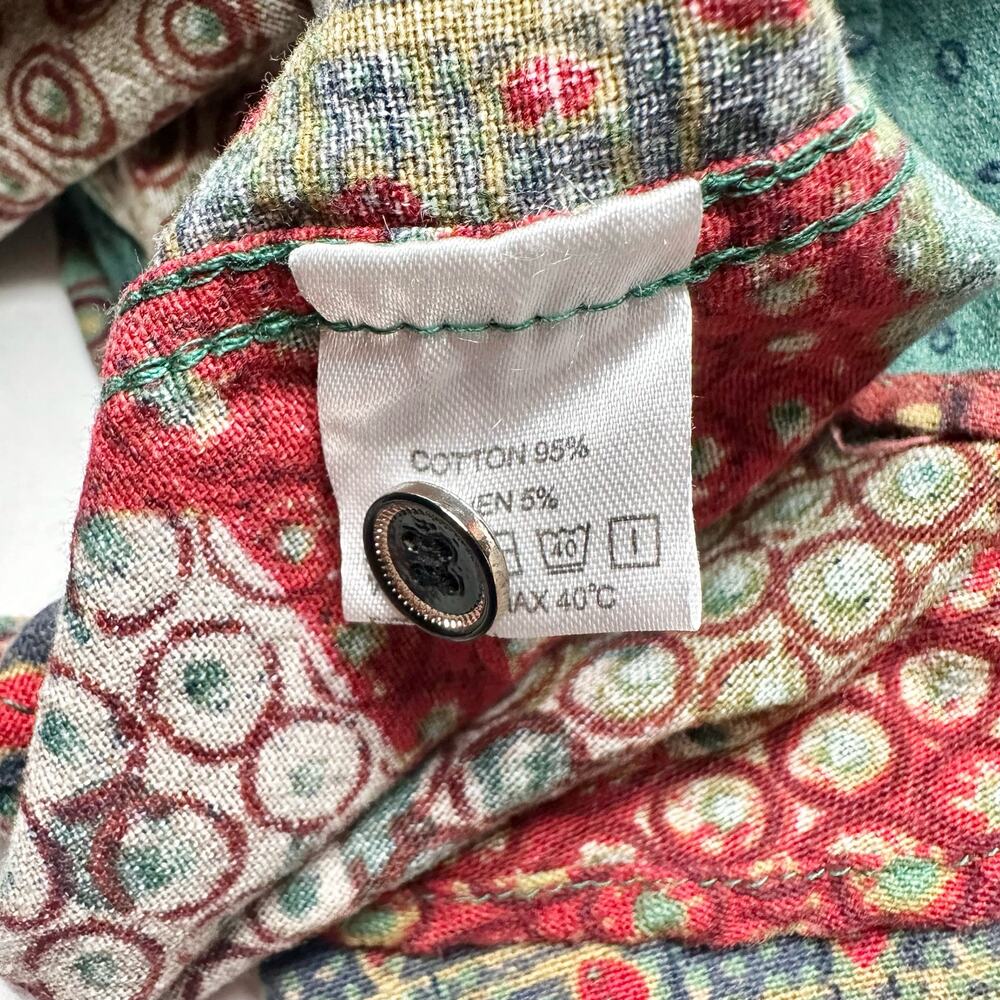 Luc Matton | Men | Multi Print Patchwork Cotton L… - image 8